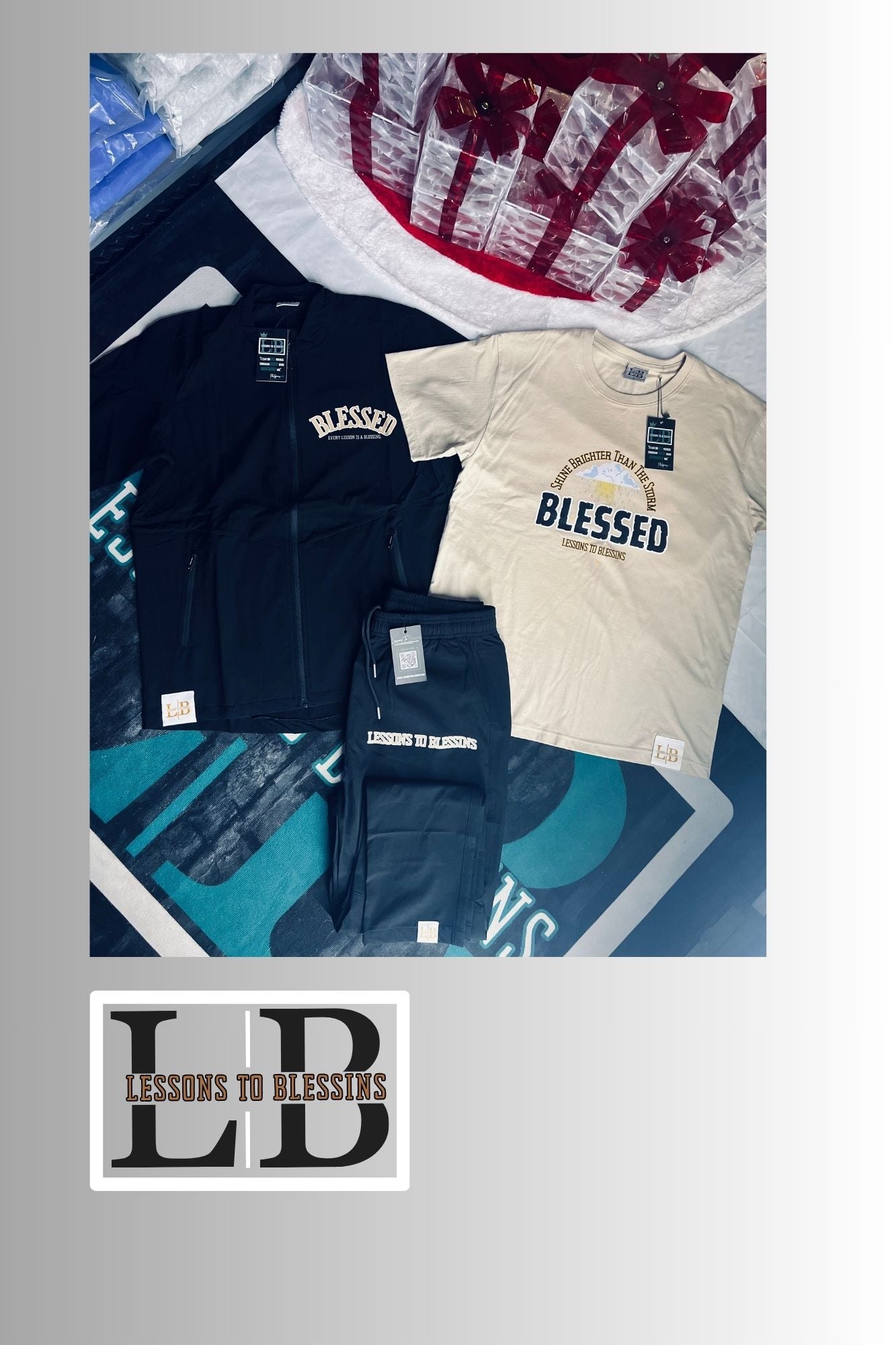 Blessed Tracksuit Pants - Black