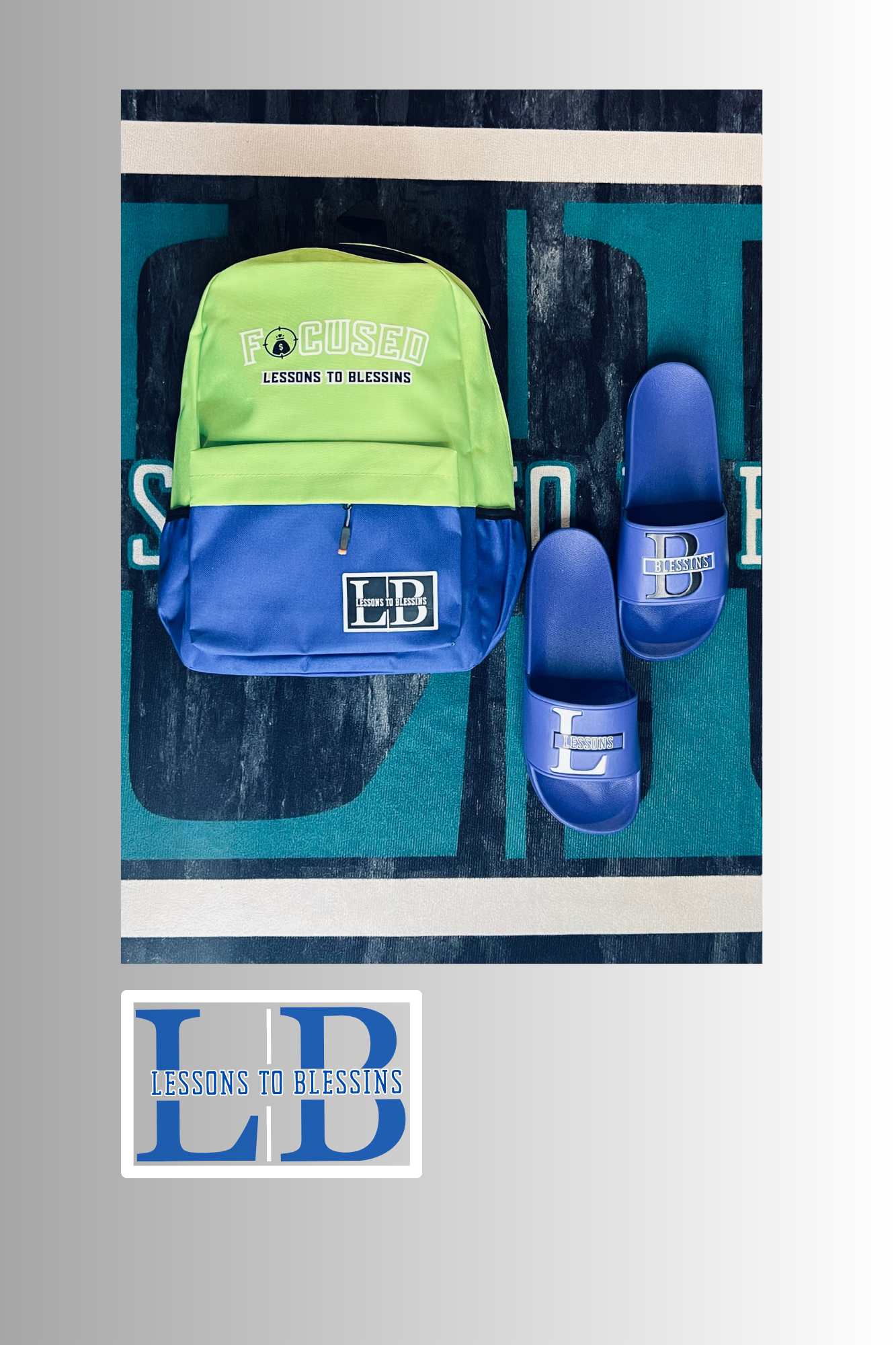 Focused Backpack - Green/Blue
