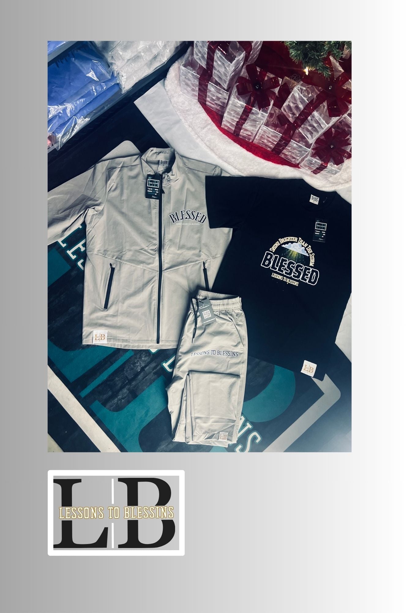 Blessed Tracksuit Pants - Grey