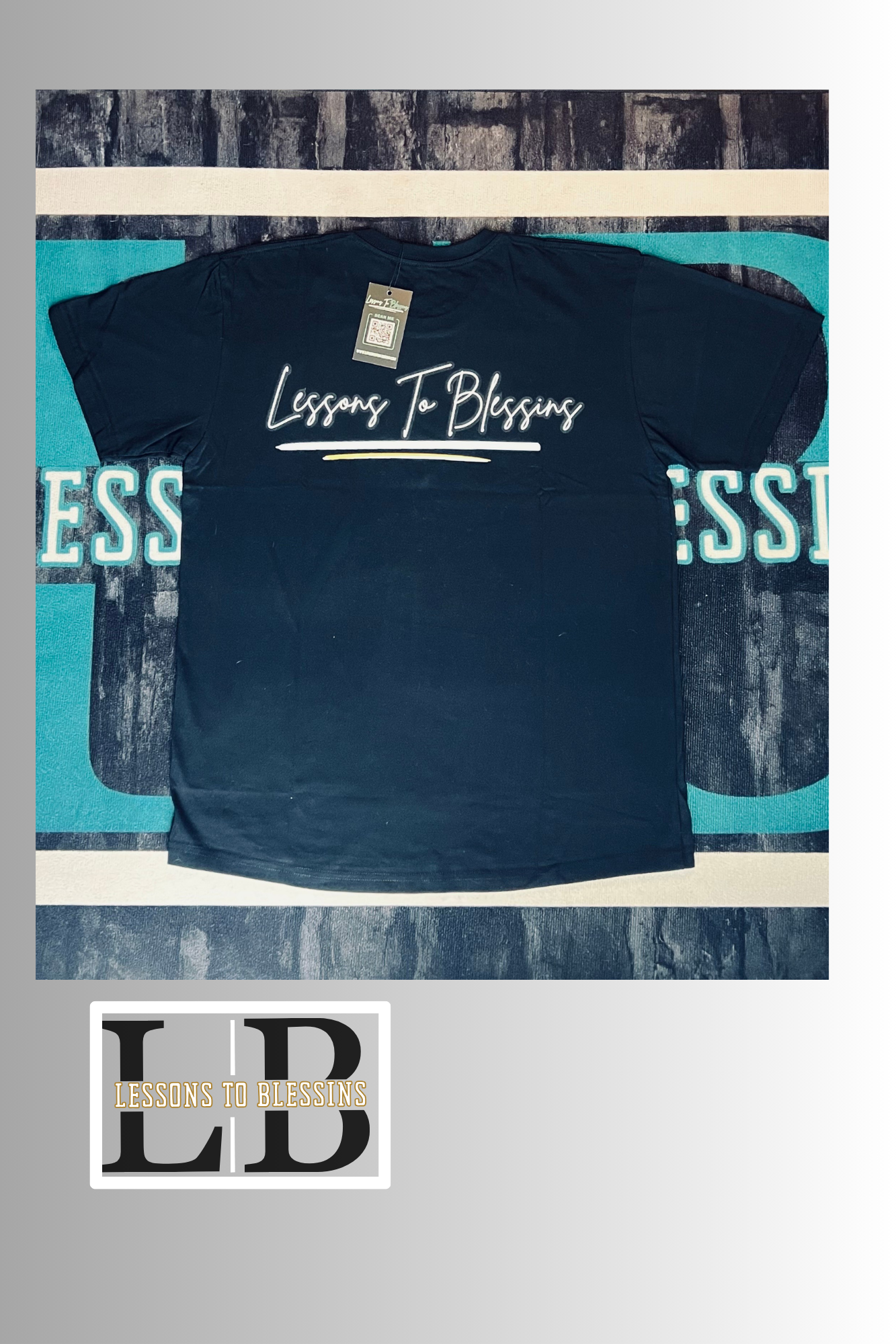 Shine Brighter Than The Storm Matching Tee - Black