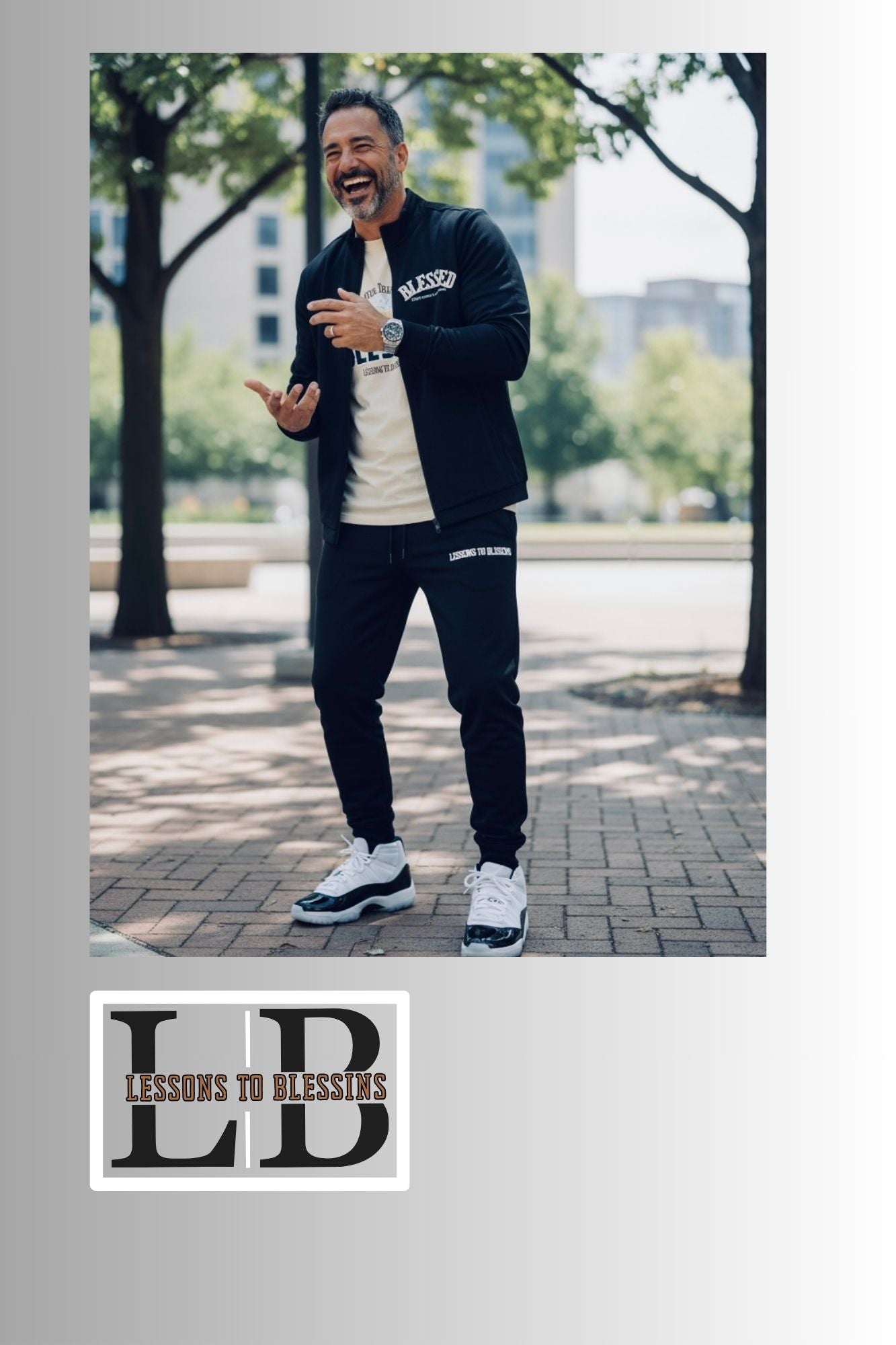 Blessed Tracksuit Pants - Black