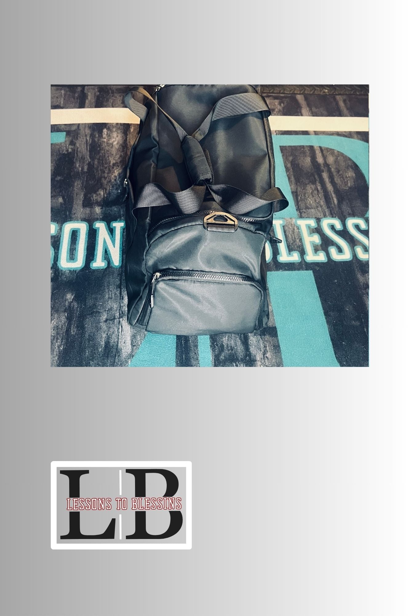 Blessed Duffle Bag - Black/Red