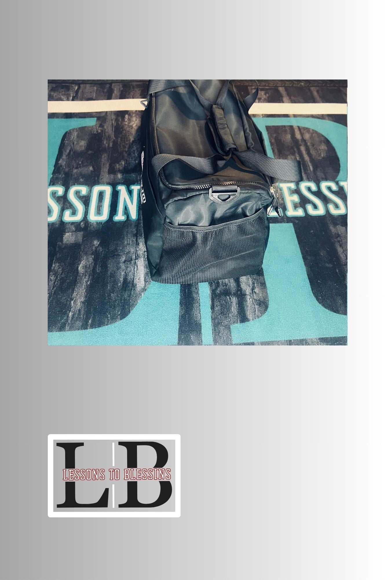Blessed Duffle Bag - Black/Red