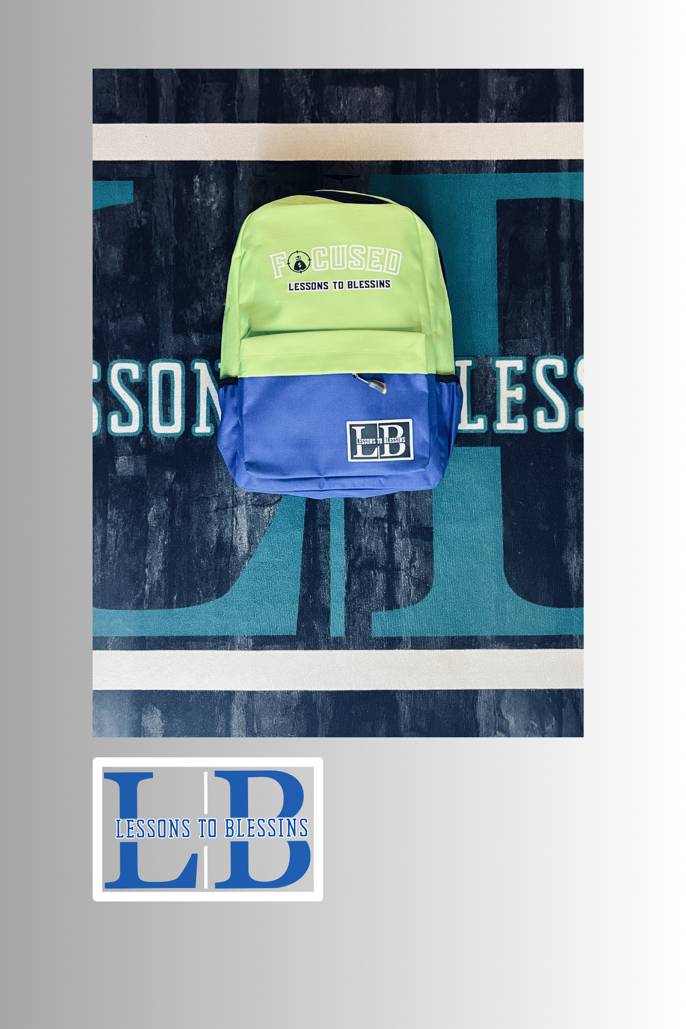 Focused Backpack - Green/Blue