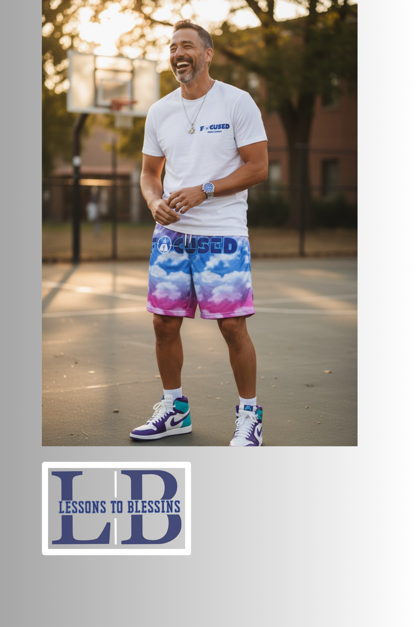 Focused Mesh Shorts - Purple