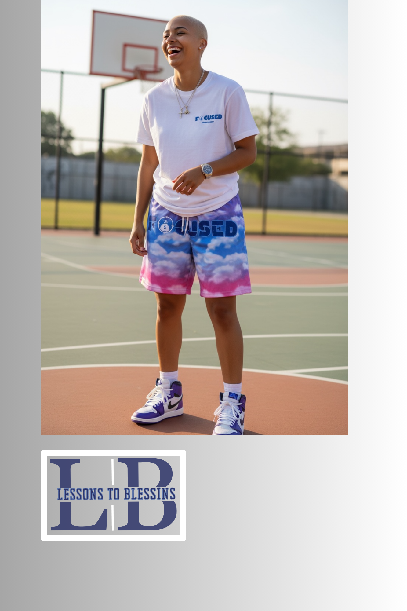 Focused Mesh Shorts - Purple