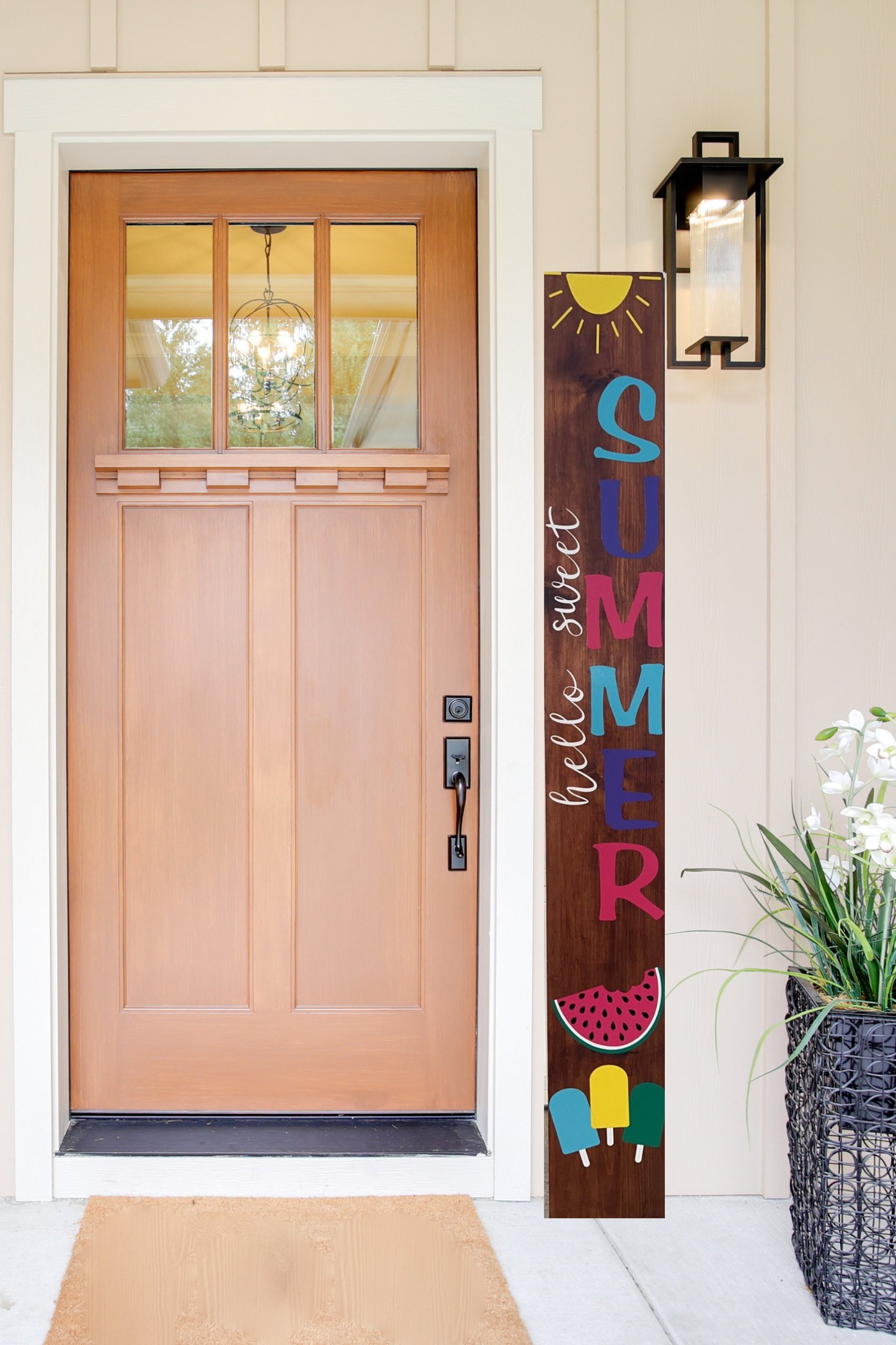 Summer & God Bless America Double-Sided Sign🇺🇸☀️