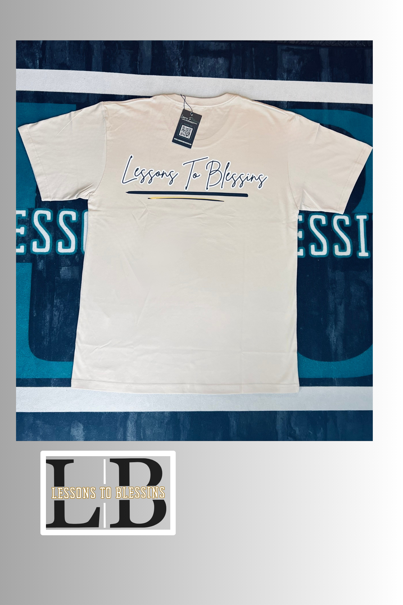 Shine Brighter Than The Storm Matching Tee - Tan