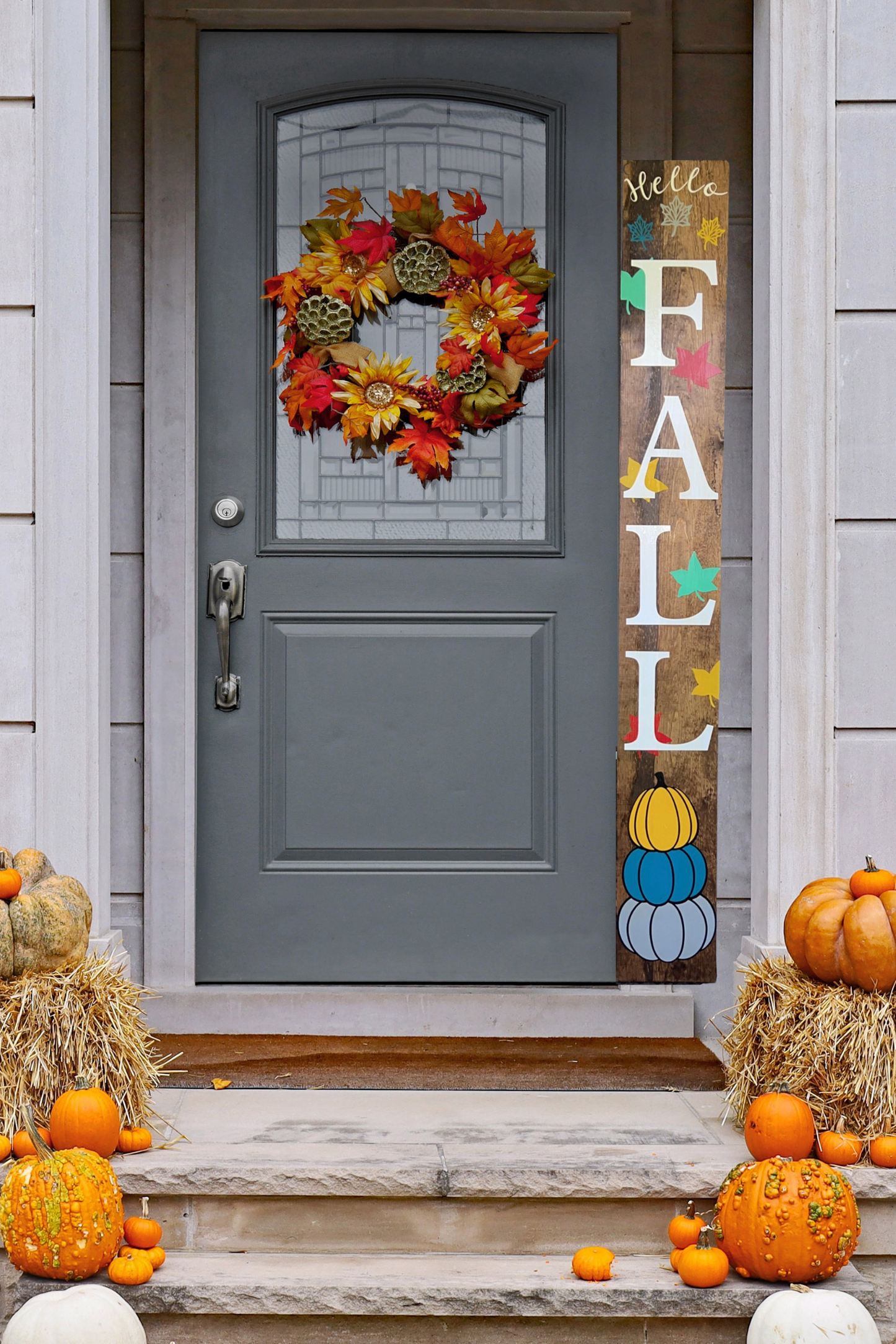 Fall & Halloween Double Sided Sign